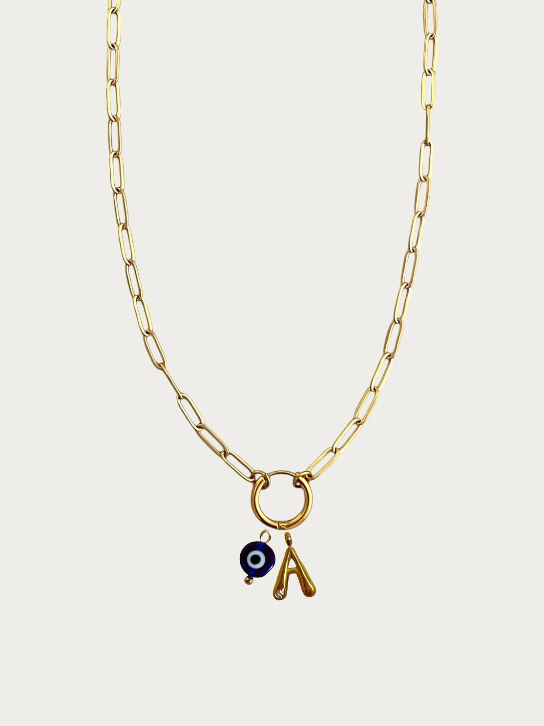 minimal charm necklace