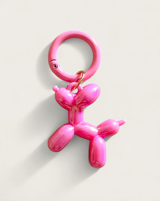 Mini hot pink balloon dog