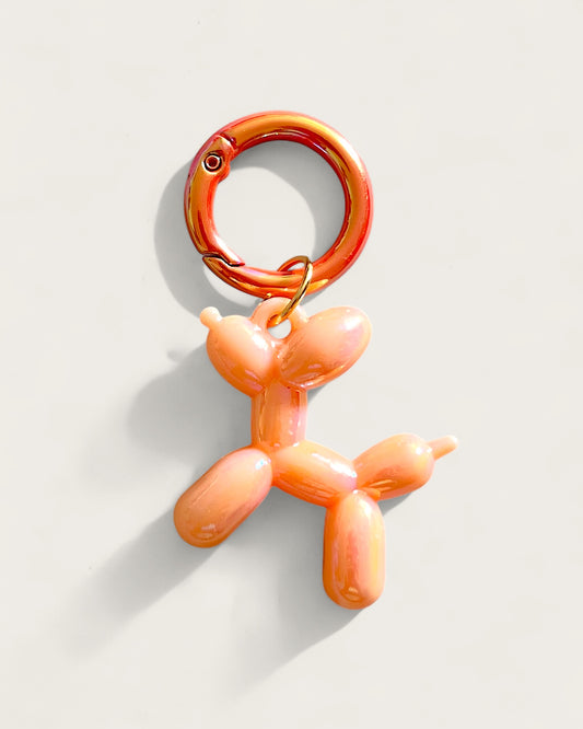 Mini salmon balloon dog