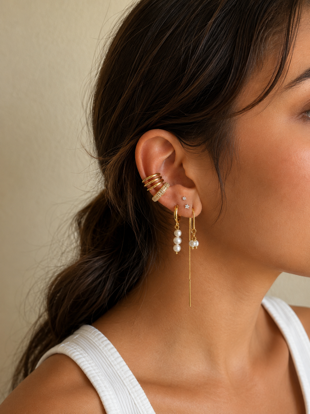 Crystal Ear Cuff