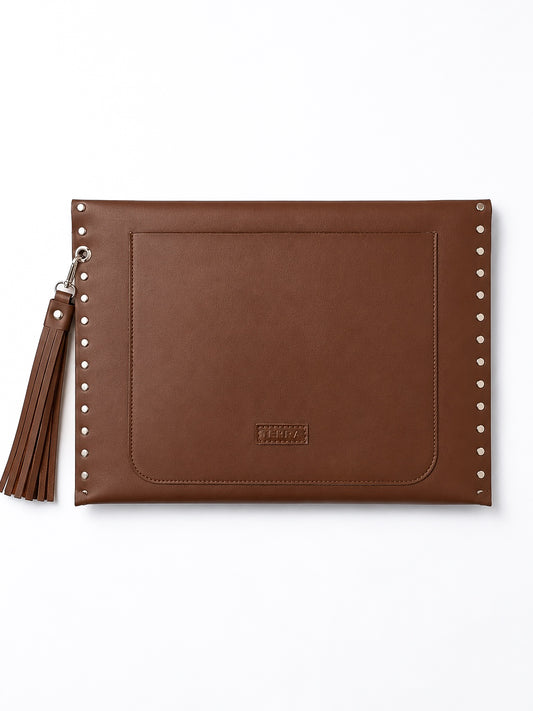Brown Leather Laptop Sleeve