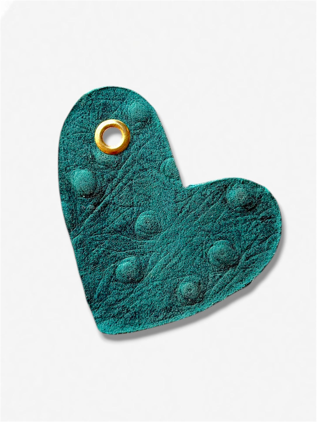 Dotted Teal Heart