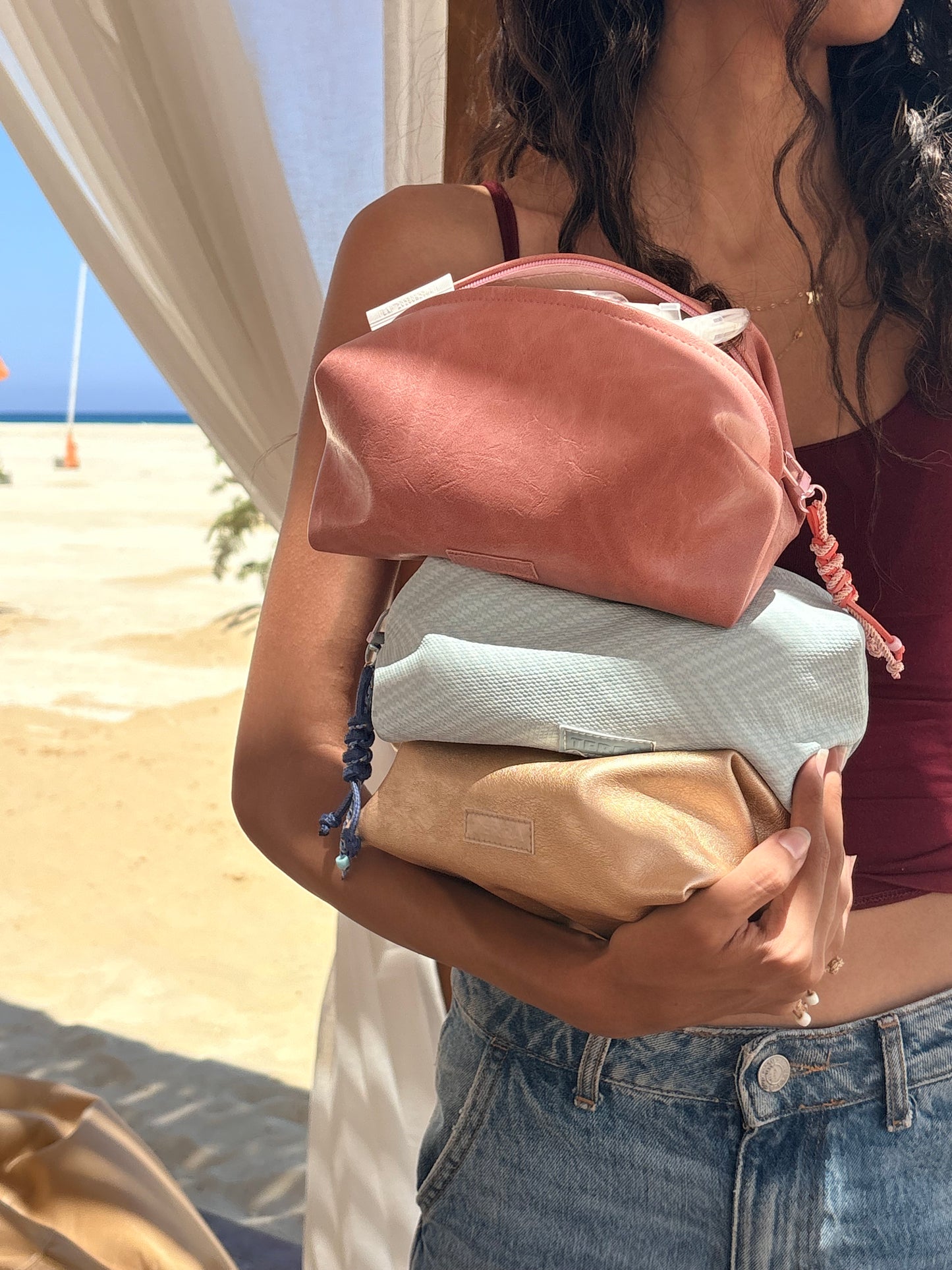 Blush Pink vanity pouch