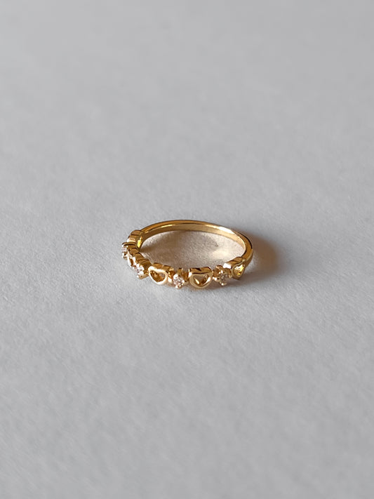 Hearts pinky ring II