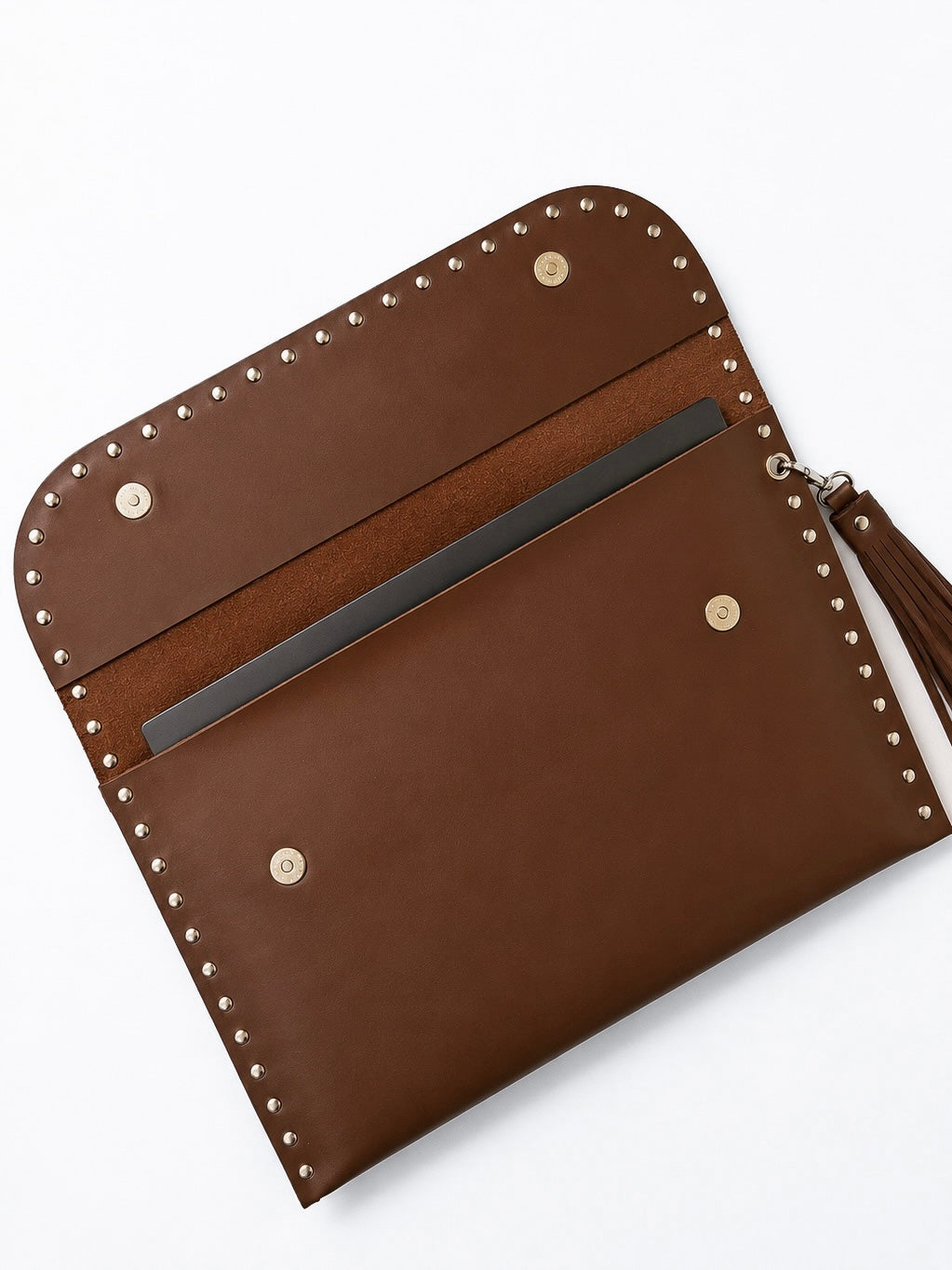 Brown Leather Laptop Sleeve