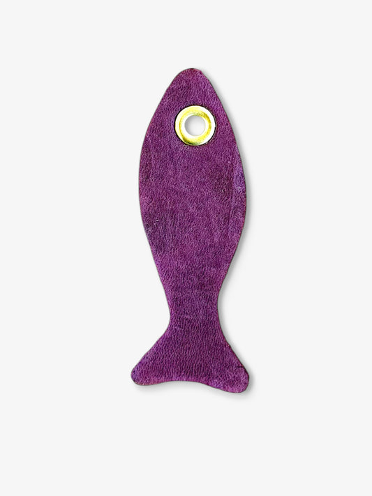 Fish Leather Charm