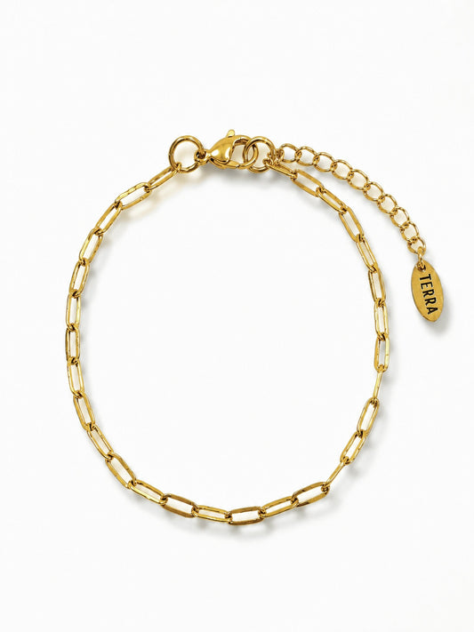 Mini Paperclip Chain Bracelet