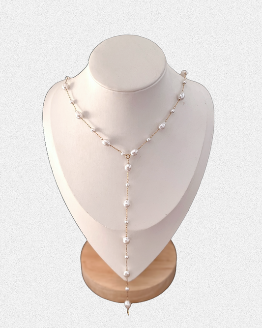 Pearl drop necklaces