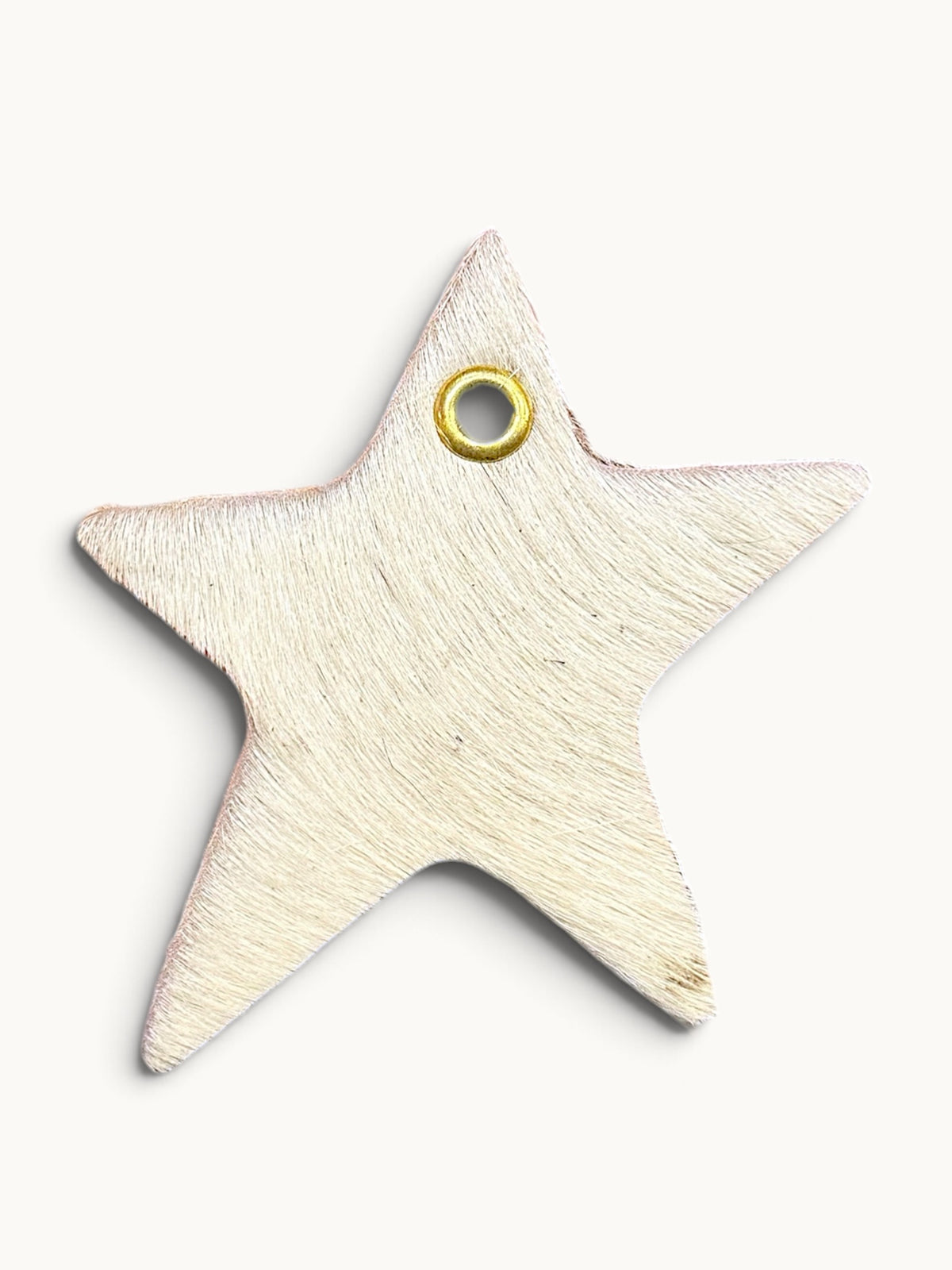 White Cowhide Star
