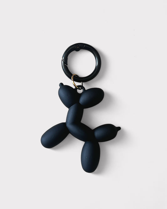 Black matte balloon dog