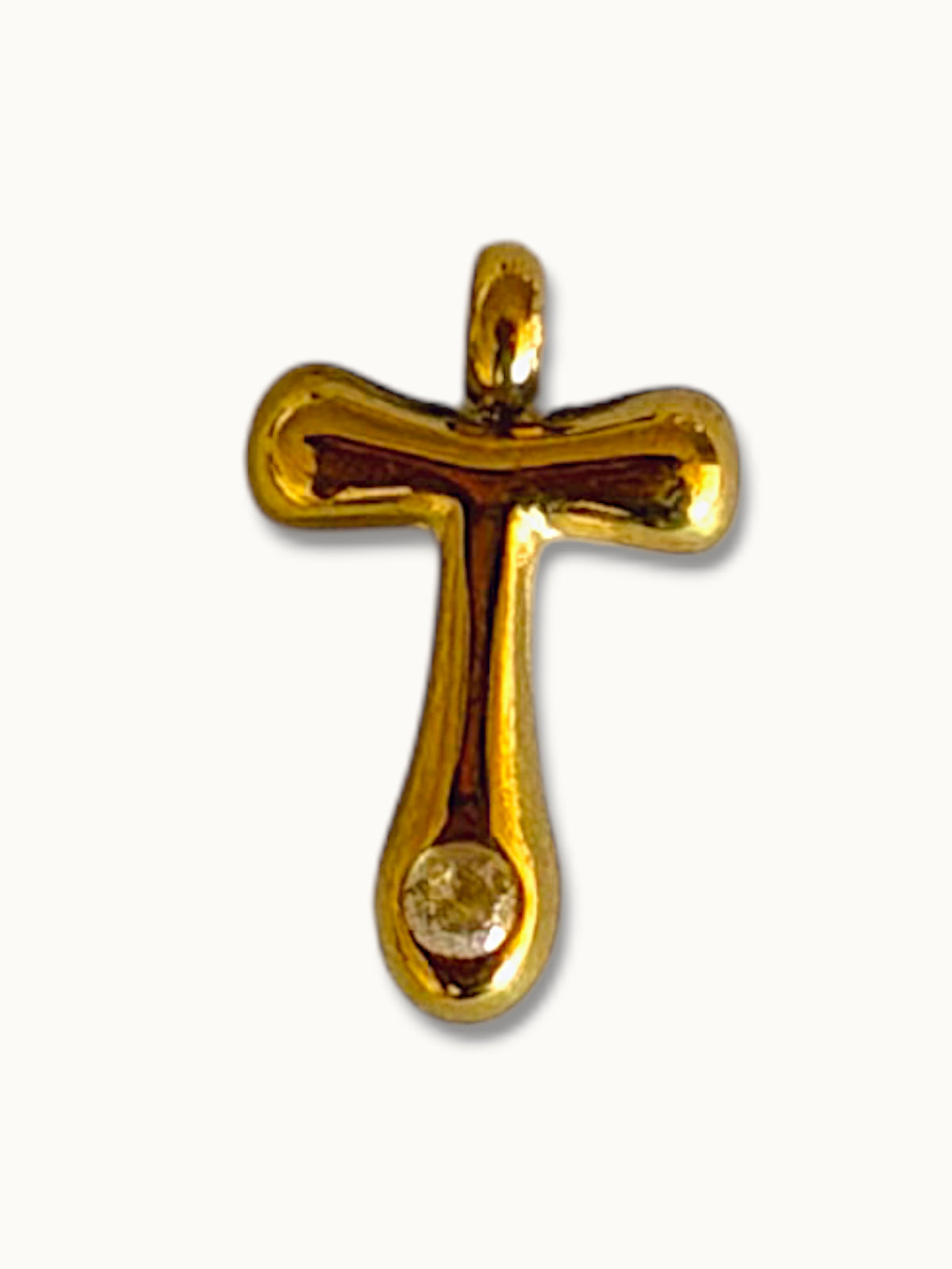 Initial Charm – T – Stainless Steel