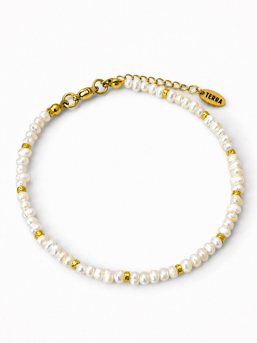 White Pearl Anklet