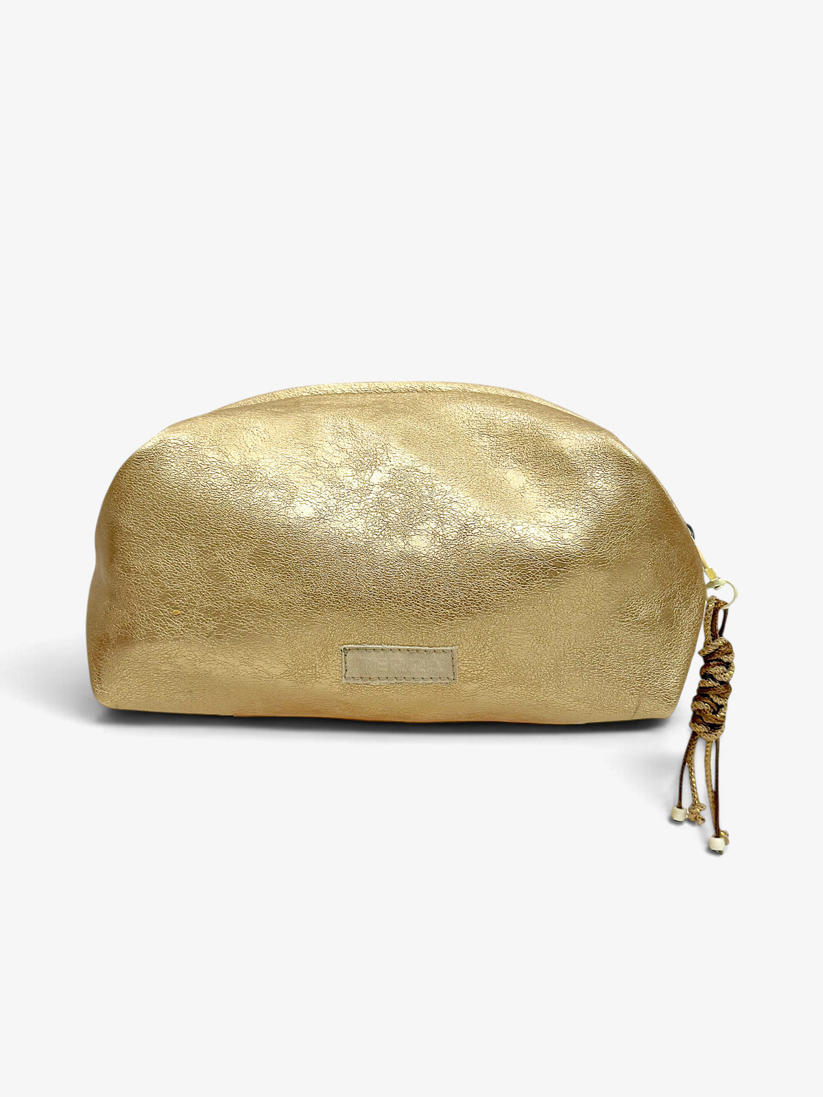 Gold vanity pouch