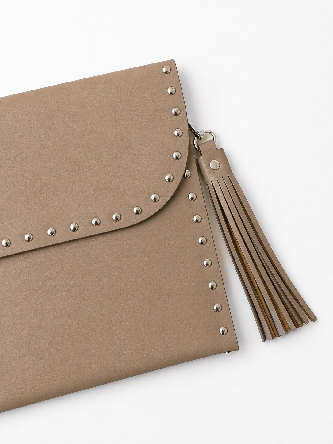 Beige Leather Laptop Sleeve