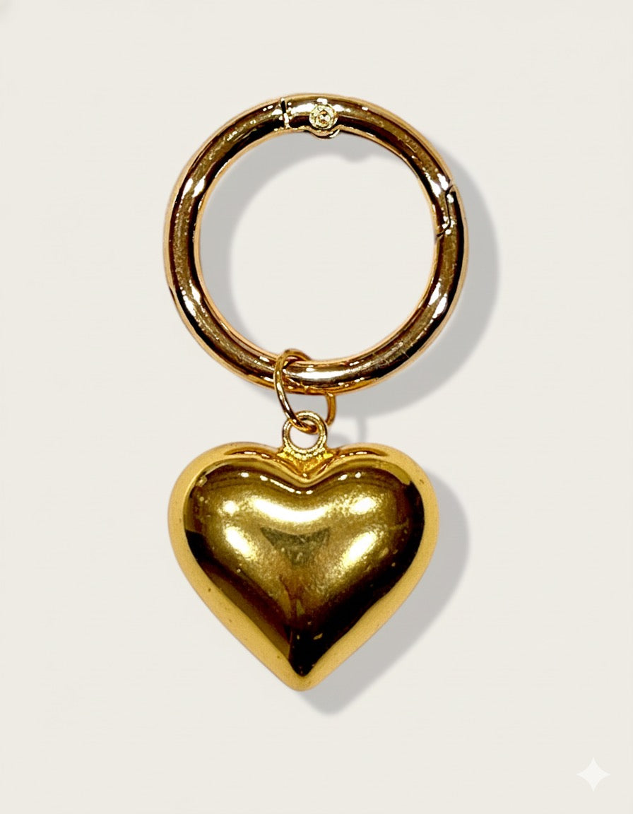 Gold heart l
