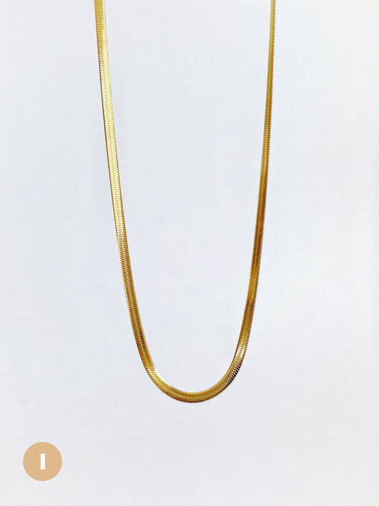 Gold plated chains