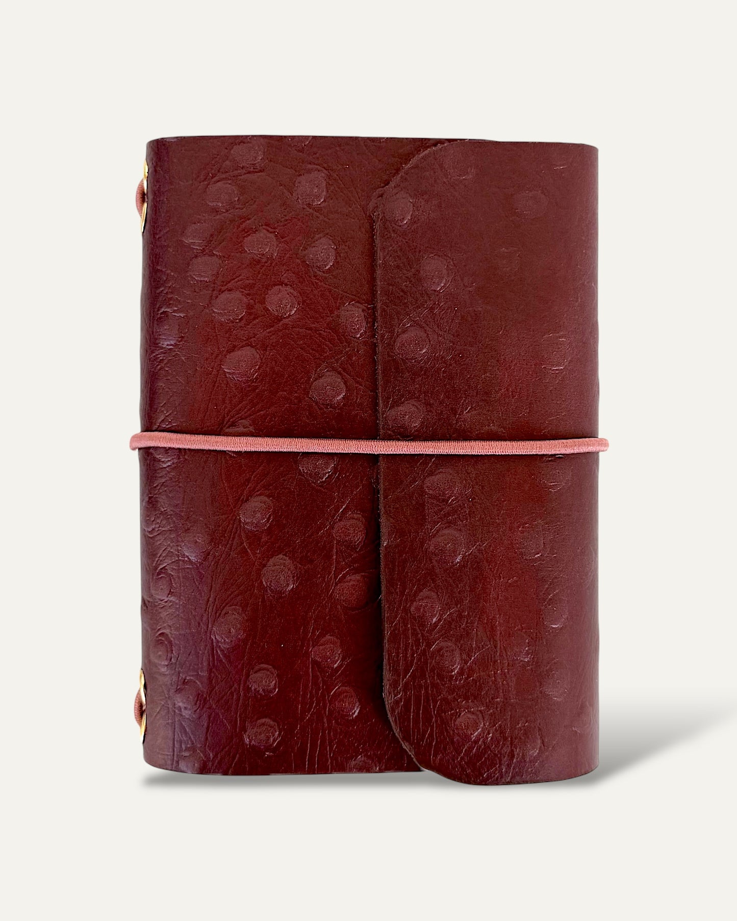 Burnt Red Dotted Mini Journal