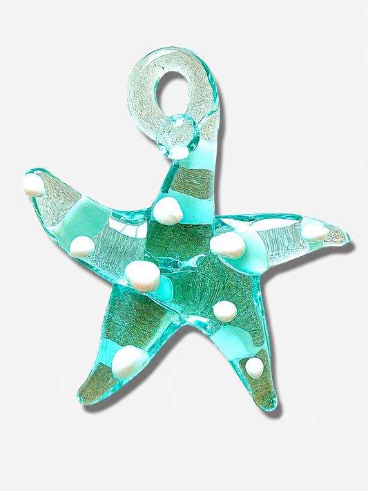 Dotted Aqua Star