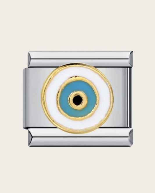white evil eye