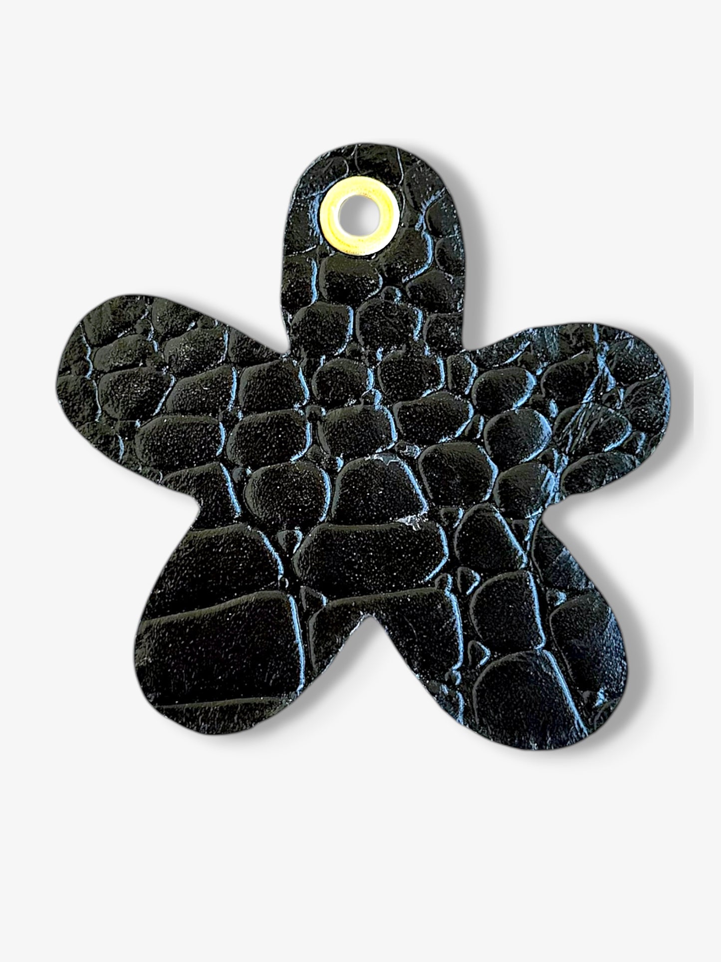Daisy Leather Charm