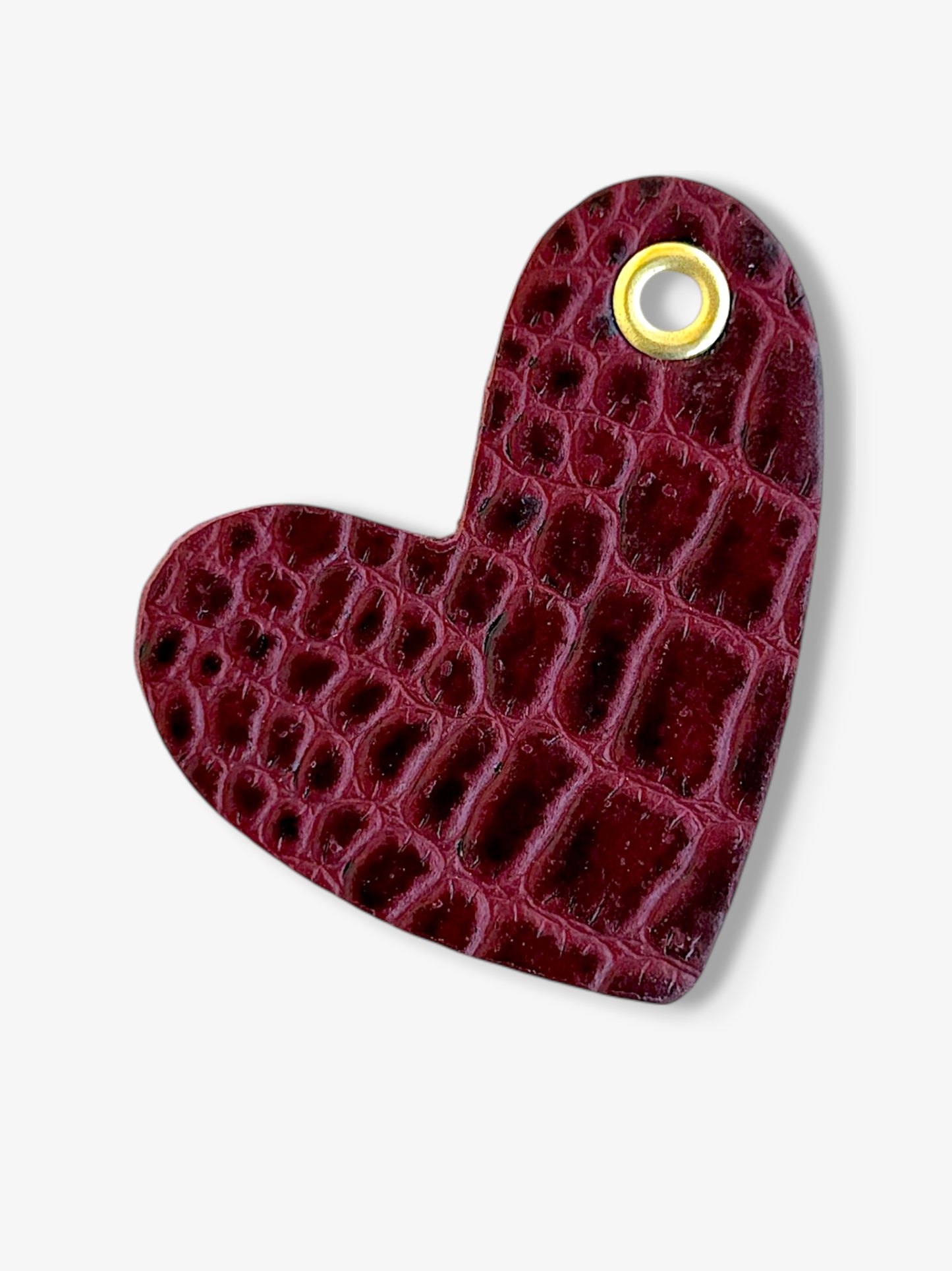 Heart Leather Charm