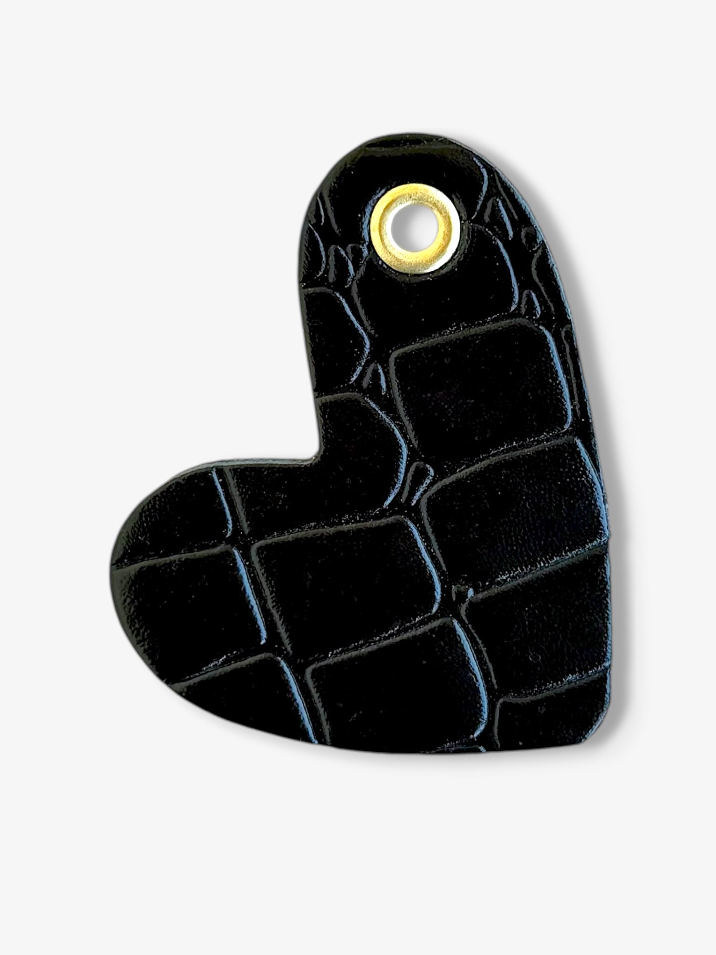 Heart Leather Charm