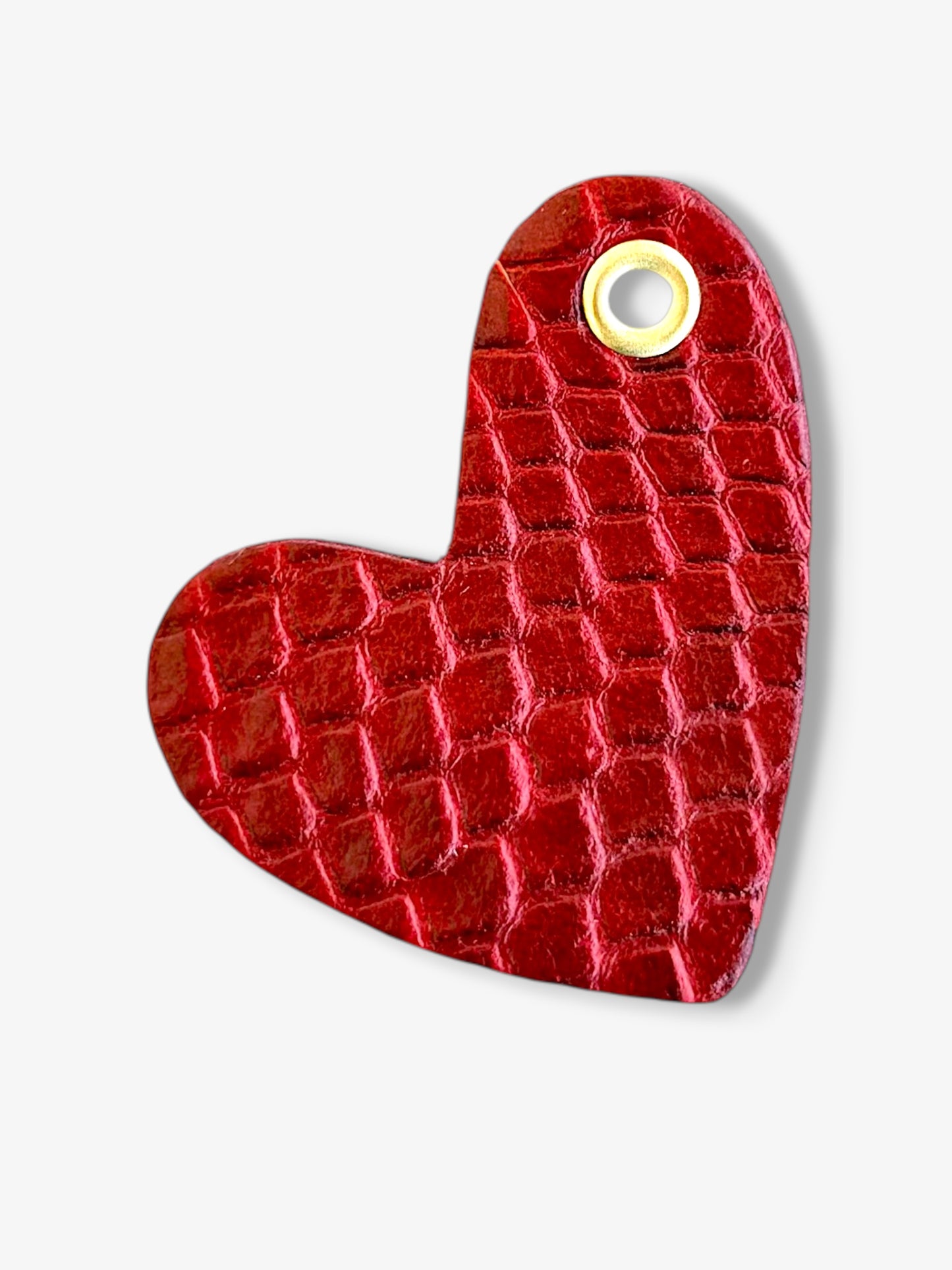 Heart Leather Charm