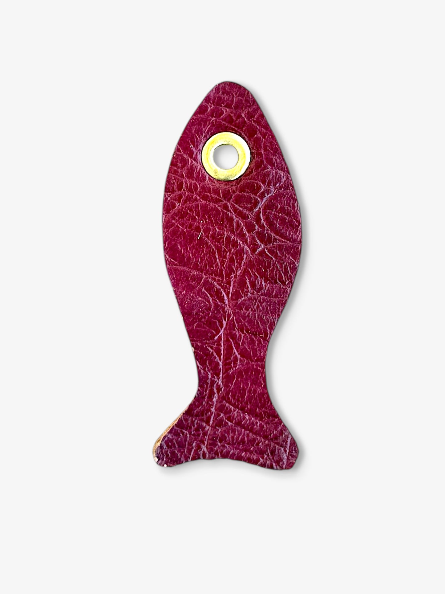 Fish Leather Charm