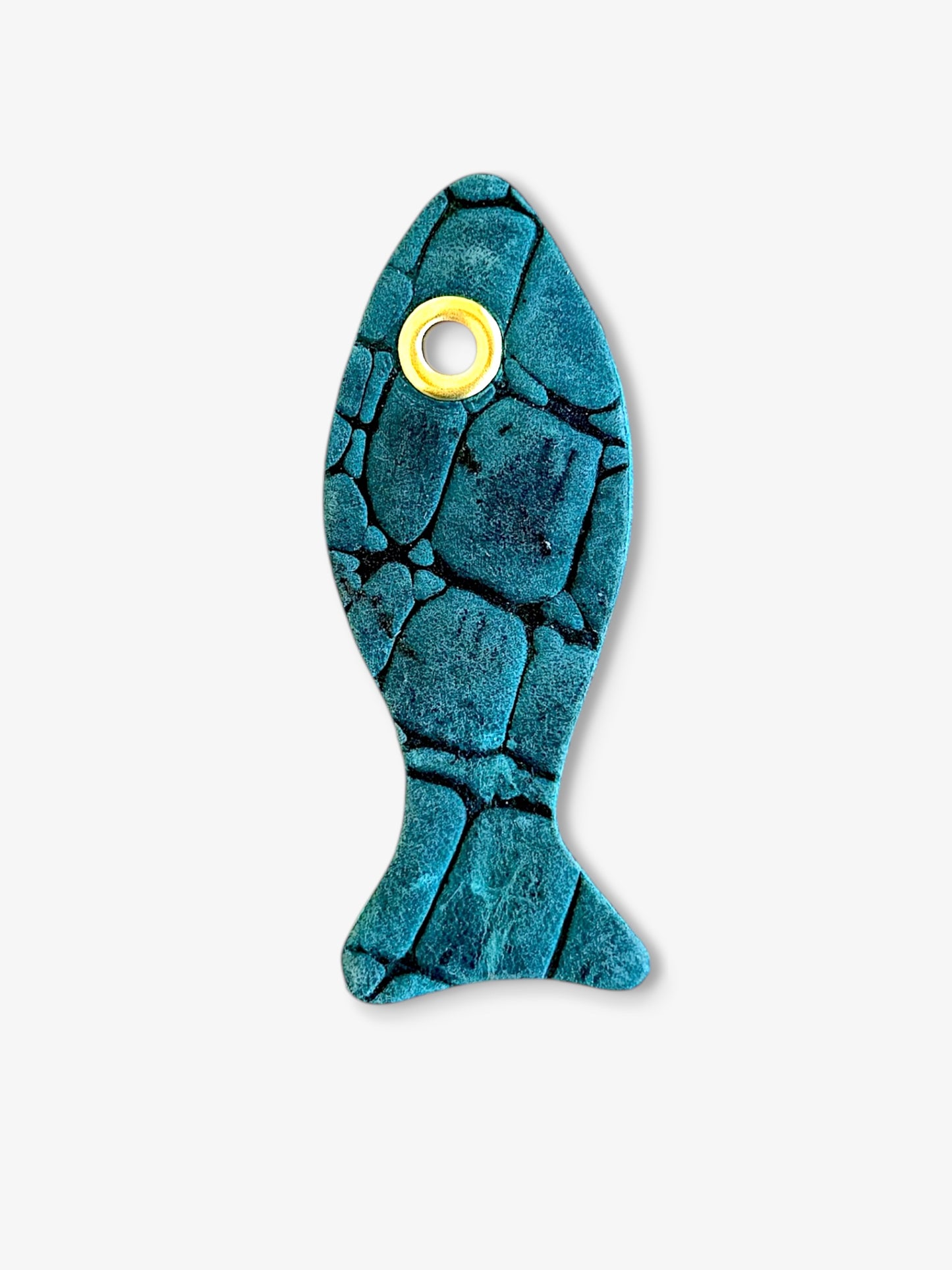 Fish Leather Charm