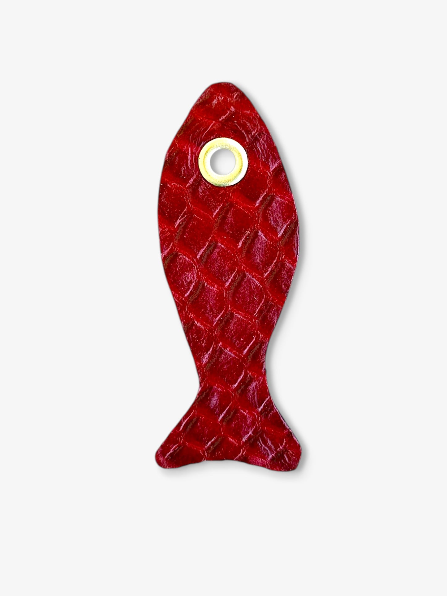 Fish Leather Charm