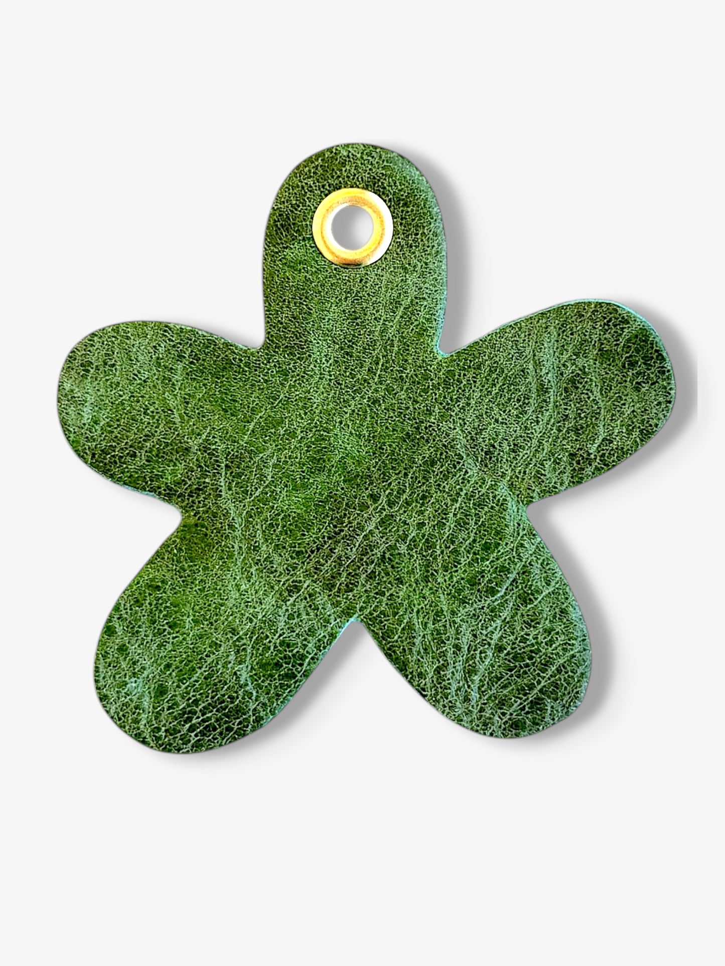 Daisy Leather Charm