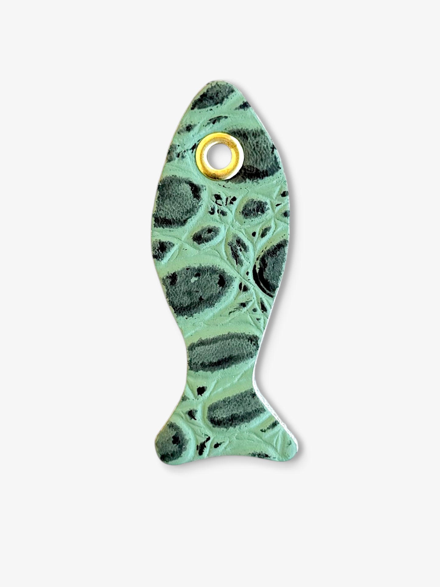 Fish Leather Charm