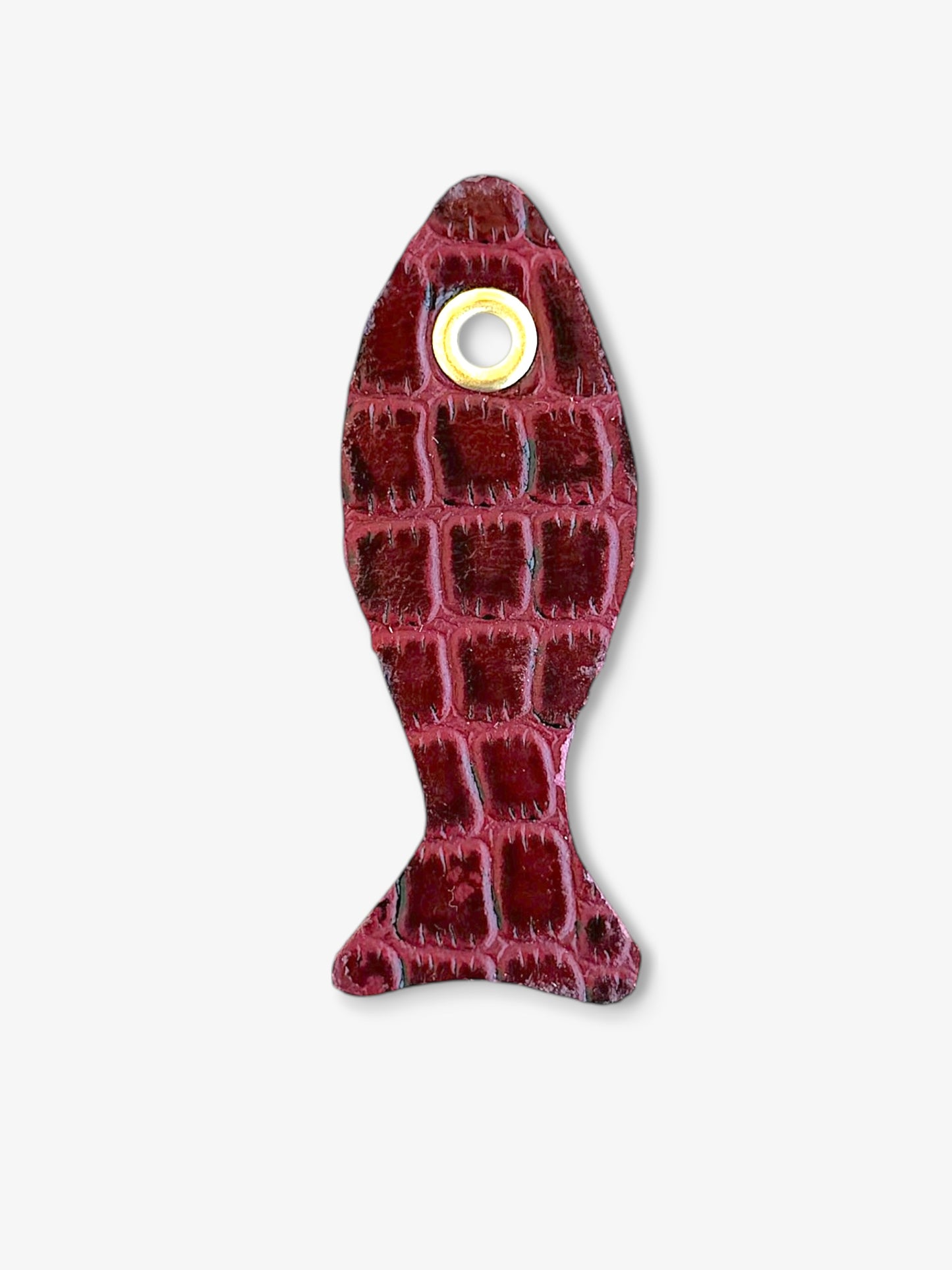 Fish Leather Charm