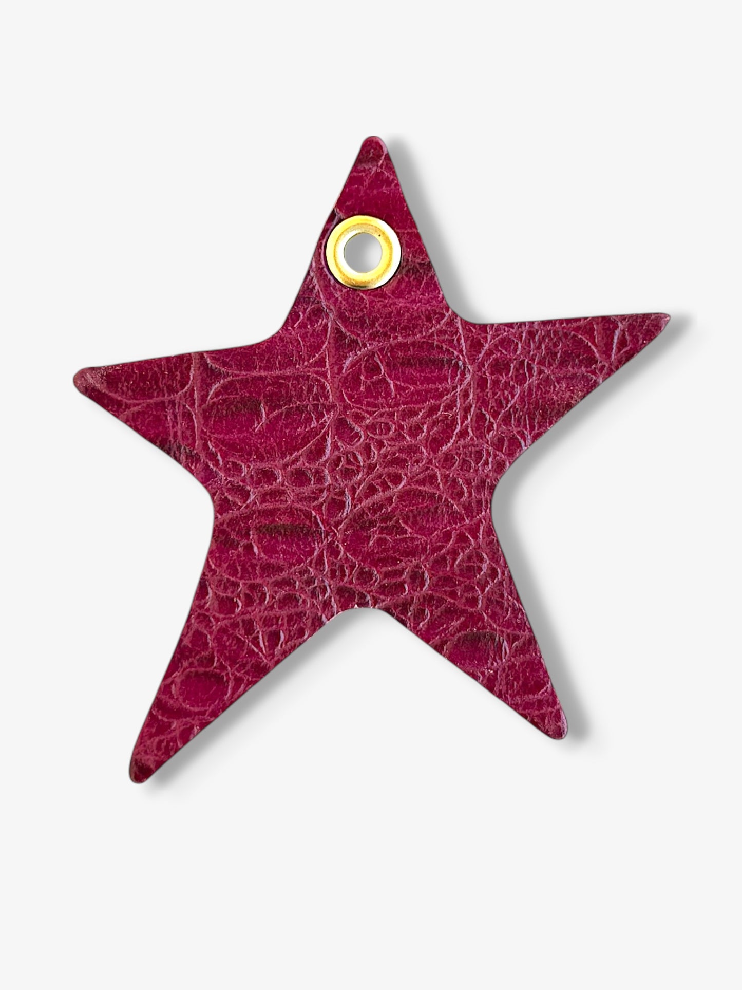 Star Leather Charm