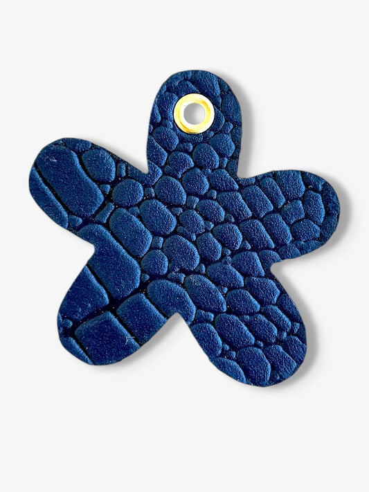 Daisy Leather Charm