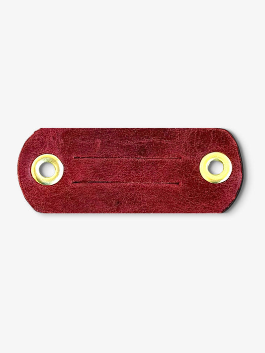 Burgundy pen holder
