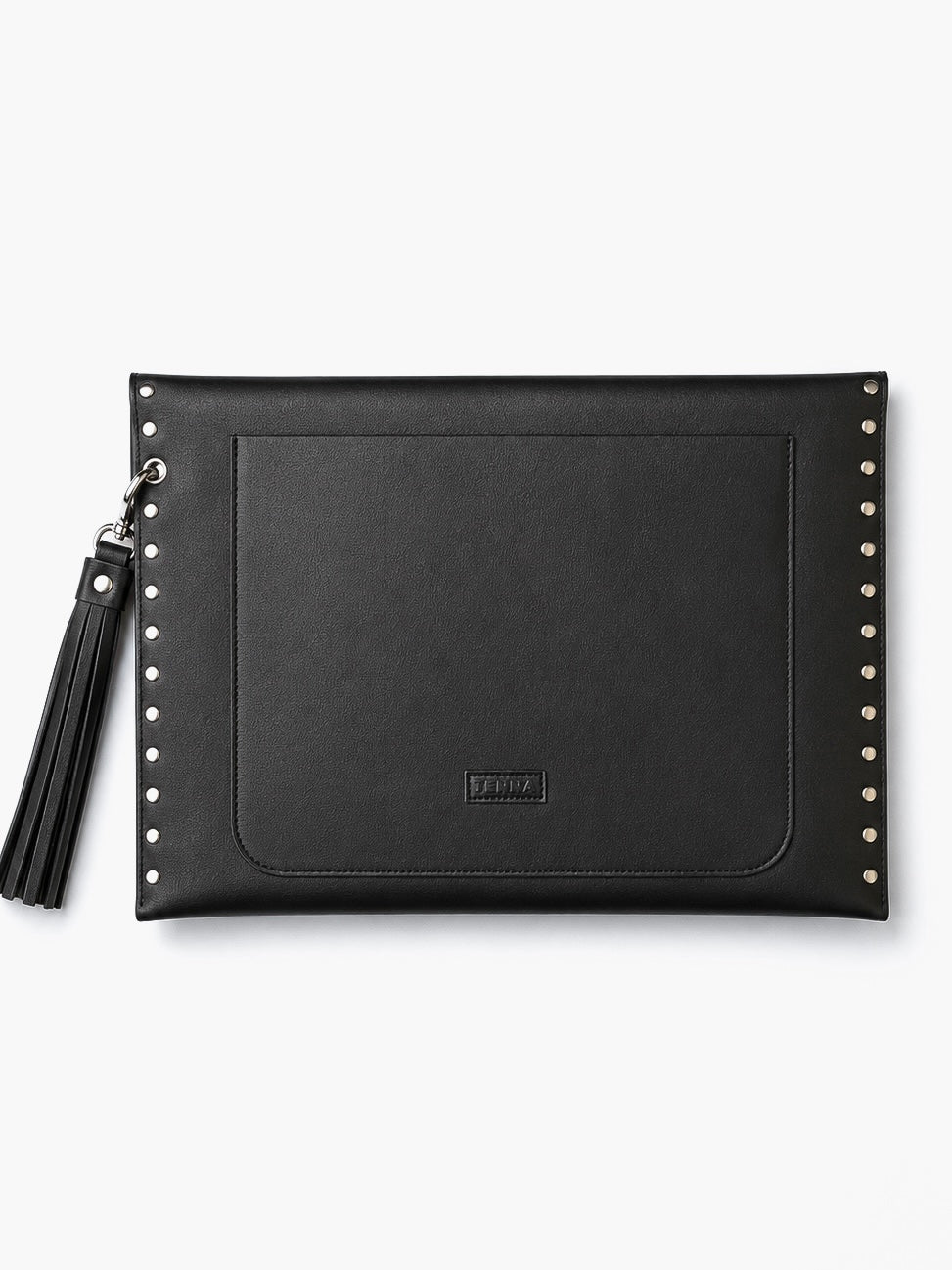 Black Leather Laptop Sleeve