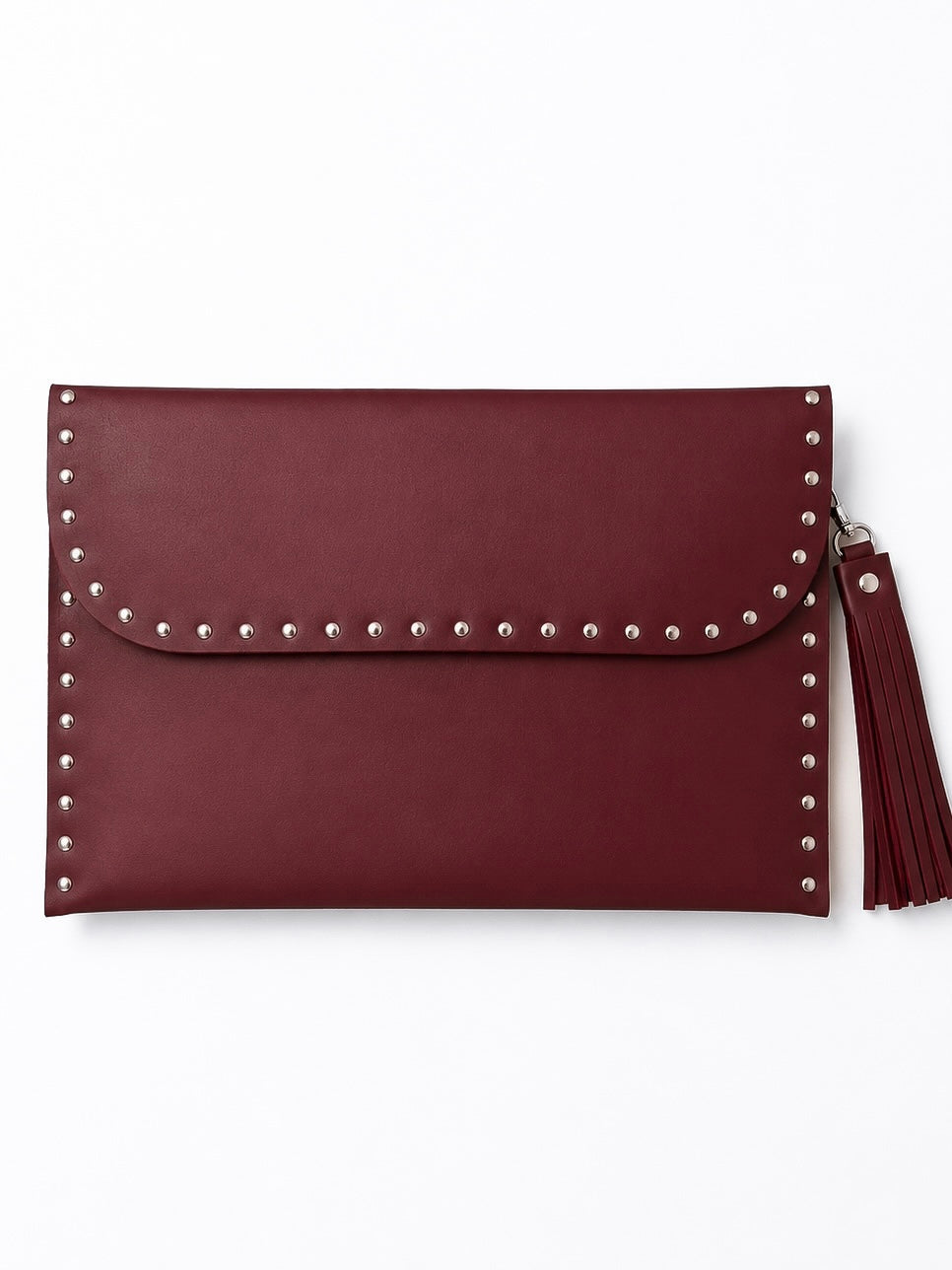 Burgundy Leather Laptop Sleeve
